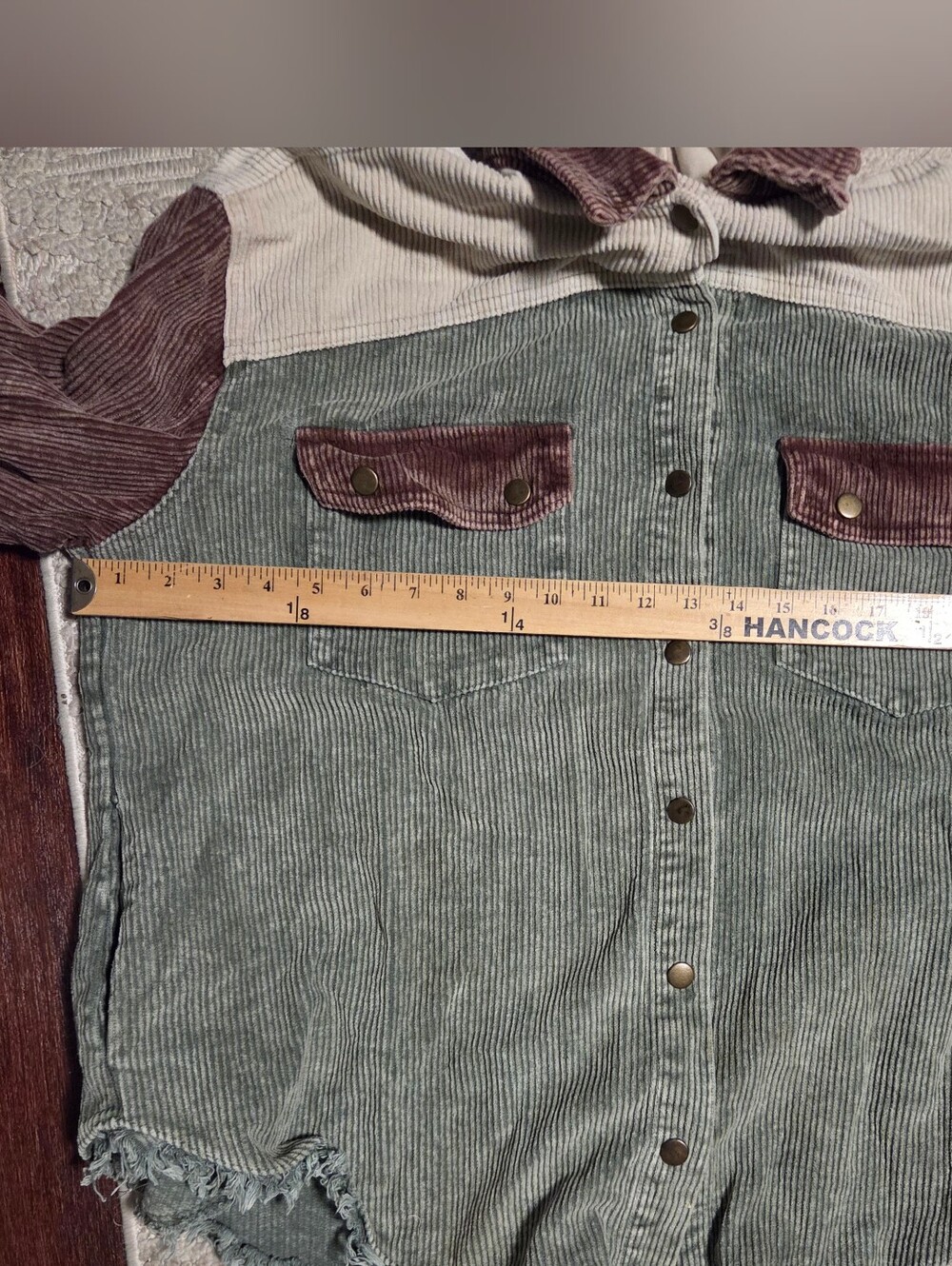Corduroy Oversided Shacket - Picture 5 of 5